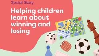 Printable Social Story - Helping children learn about winning and losing